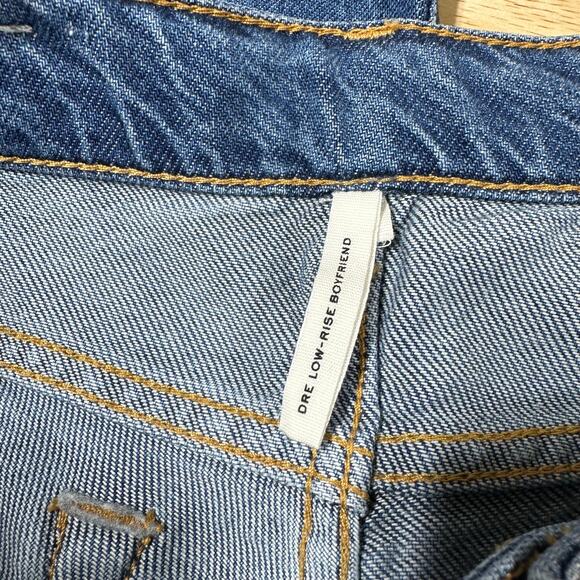 Rag & Bone NWT Blue Featherweight Dre Low Rise Slim Boyfriend Jeans Size 25 - Picture 4 of 9
